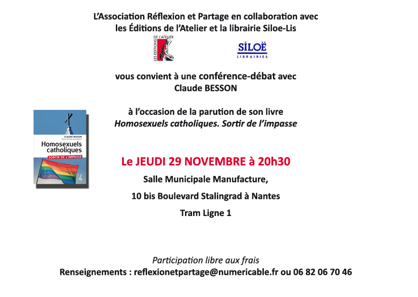 Invitation Claude Besson 29 Nov